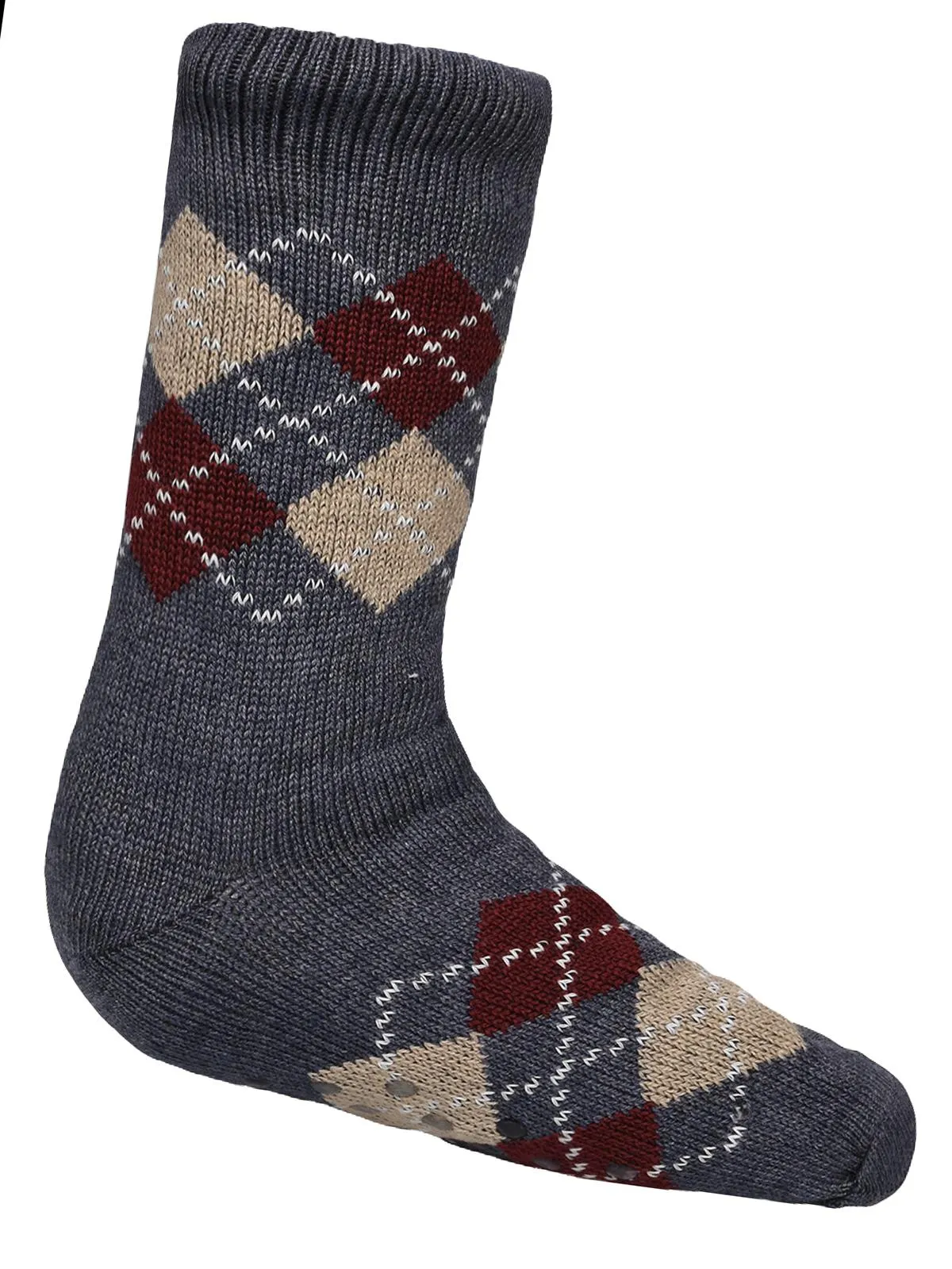 3 Pairs Mens Cotton Smooth Knit Socks - N491D