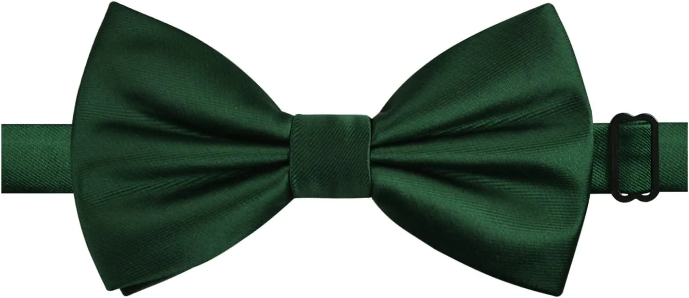 Alizeal Multicolored Silk Solid Cummerbund for Mens Gift Bow Tie Set