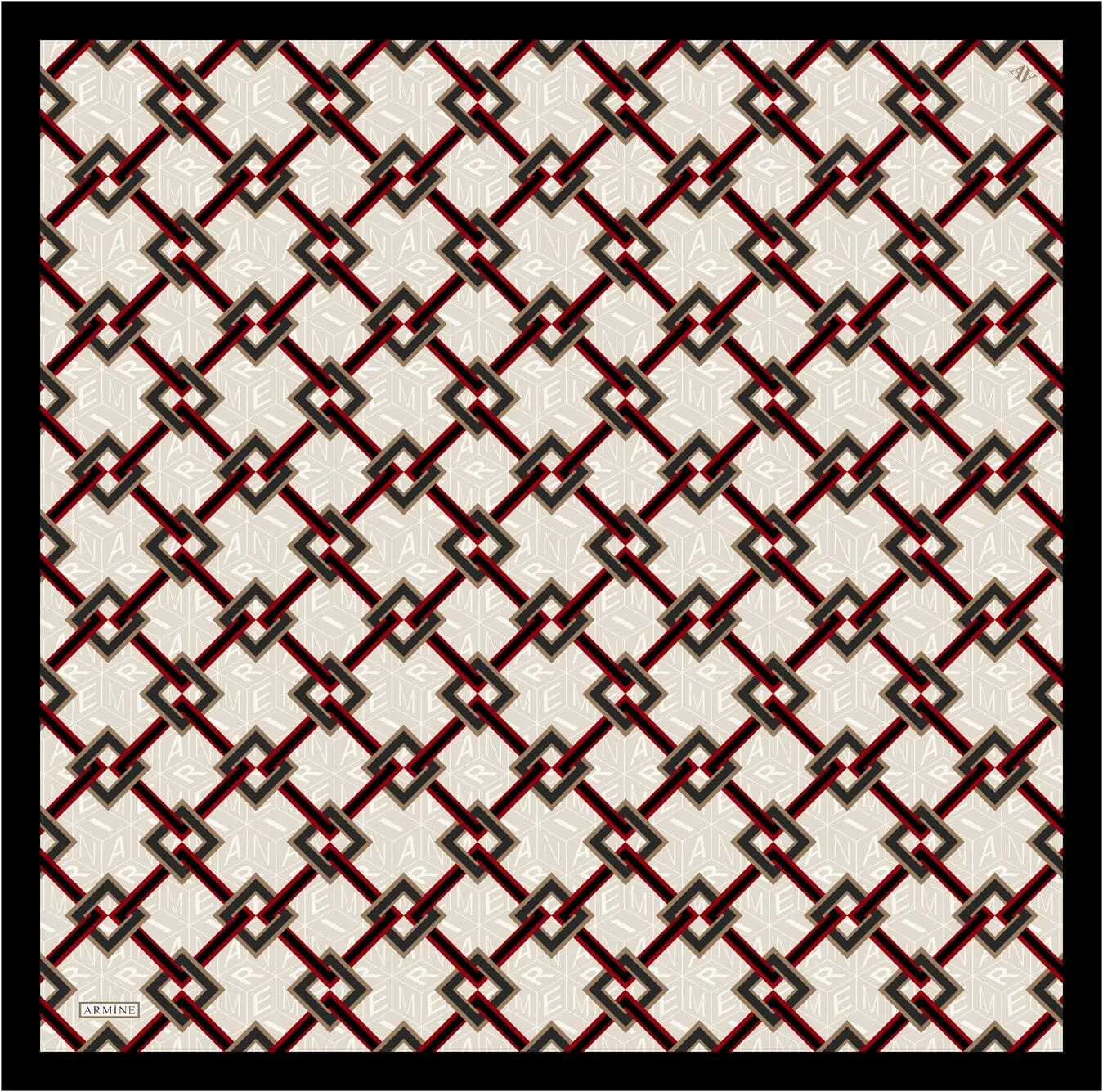 Armine Jacq Modern Silk Scarf #7