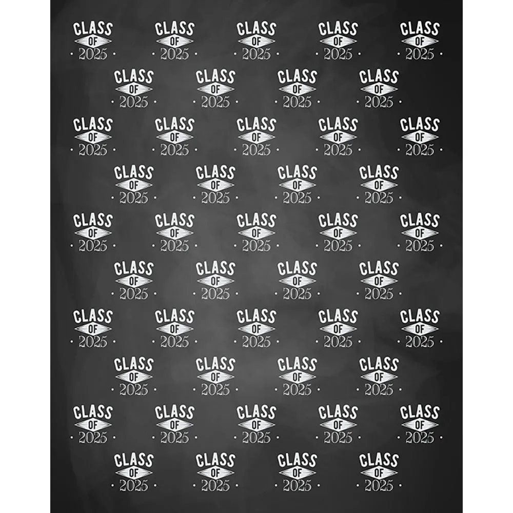 Chalk Emblem Printed Backdrop