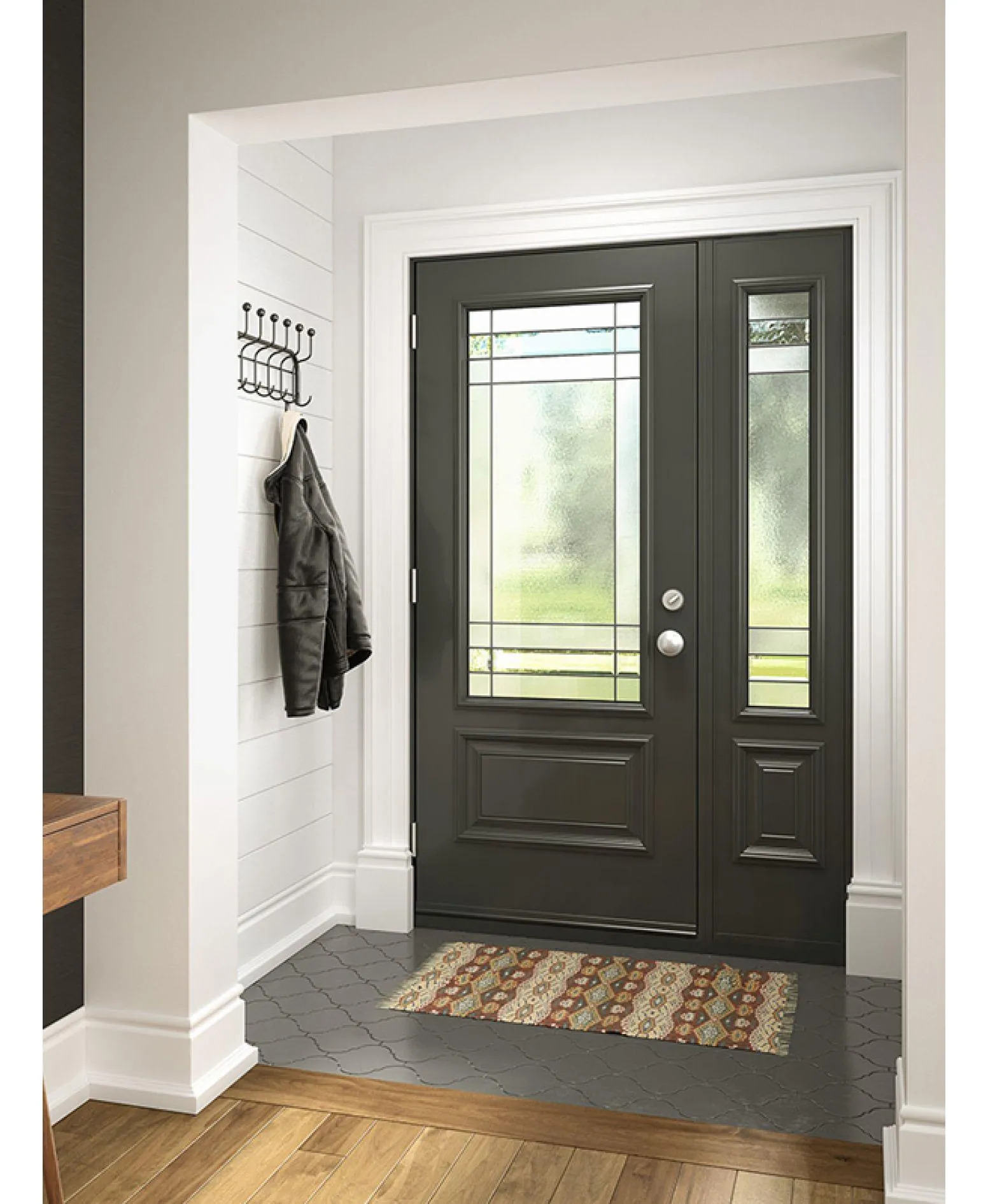 Connecticut Glass and Frame Kit (3/4 Lite 24" x 50" Frame Size)