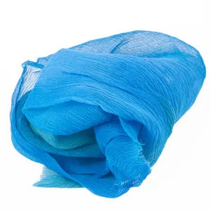 Crinkle Silk Chiffon - Ocean Blue  DL 38