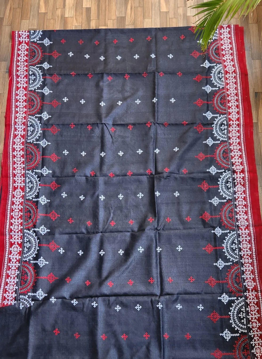 DESIGNER KUTCHWORK SILK SAREE