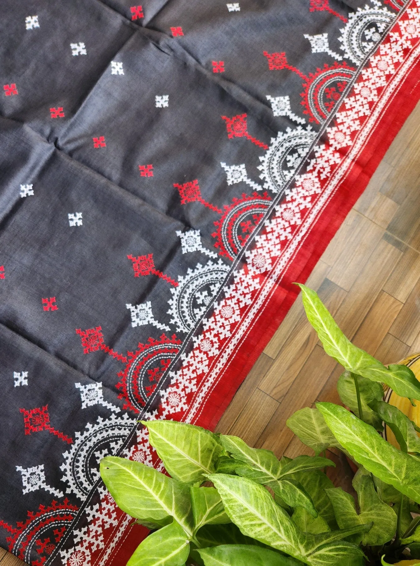 DESIGNER KUTCHWORK SILK SAREE