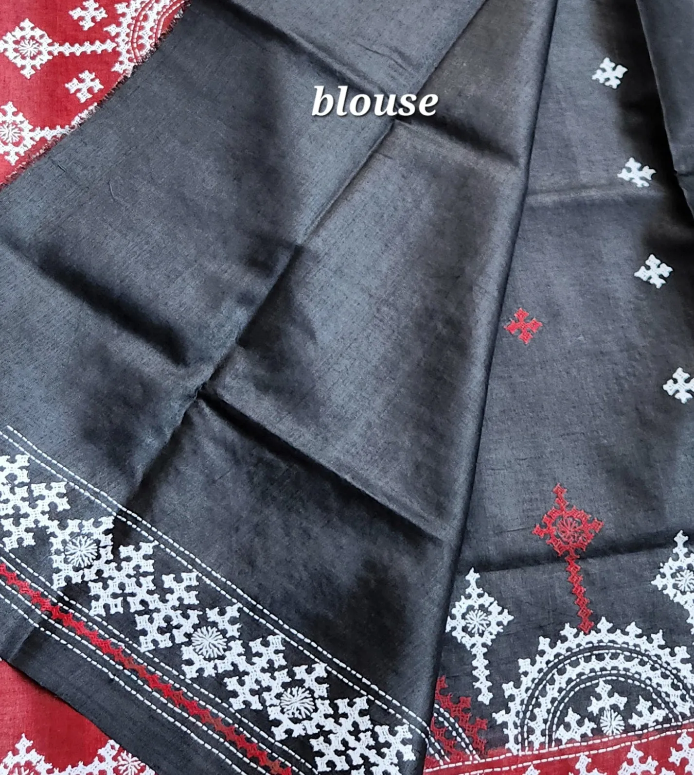 DESIGNER KUTCHWORK SILK SAREE