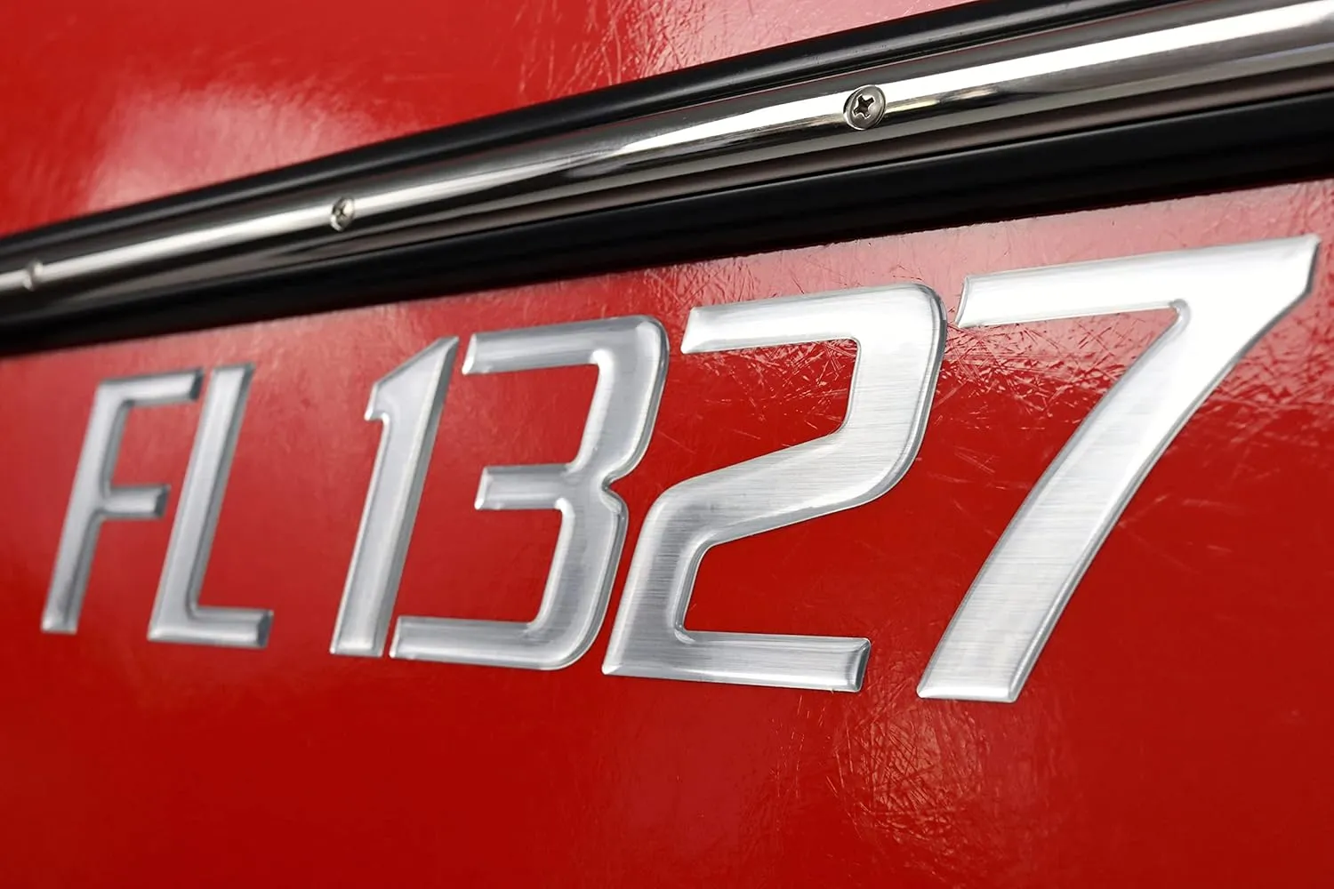 Domed 3D Boat Registration Numbers and Letters Sport Series (Brushed Chrome, 16)