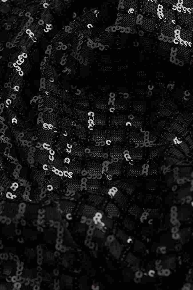 H&M Sequined trousers, black