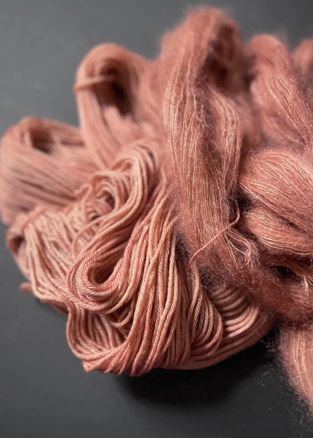 Heather Weir. 8ply Merino, Mushroom