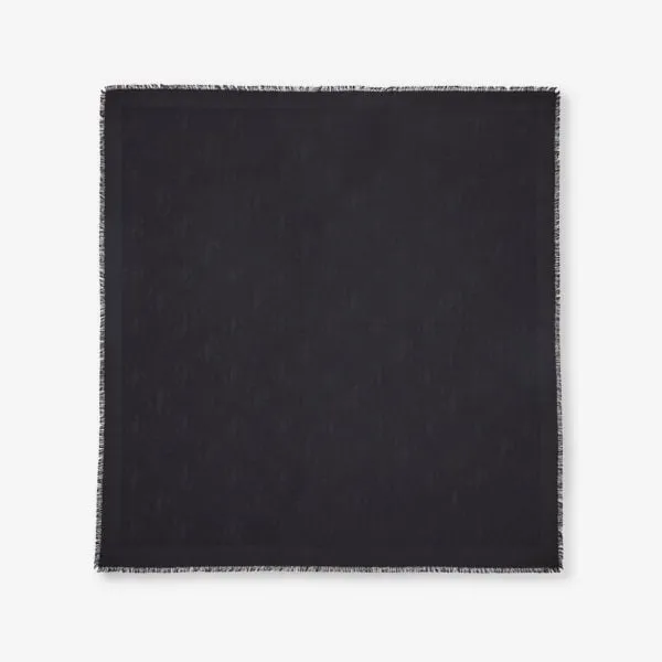 Jimmy Choo Silk Blend Emani Scarf, Black