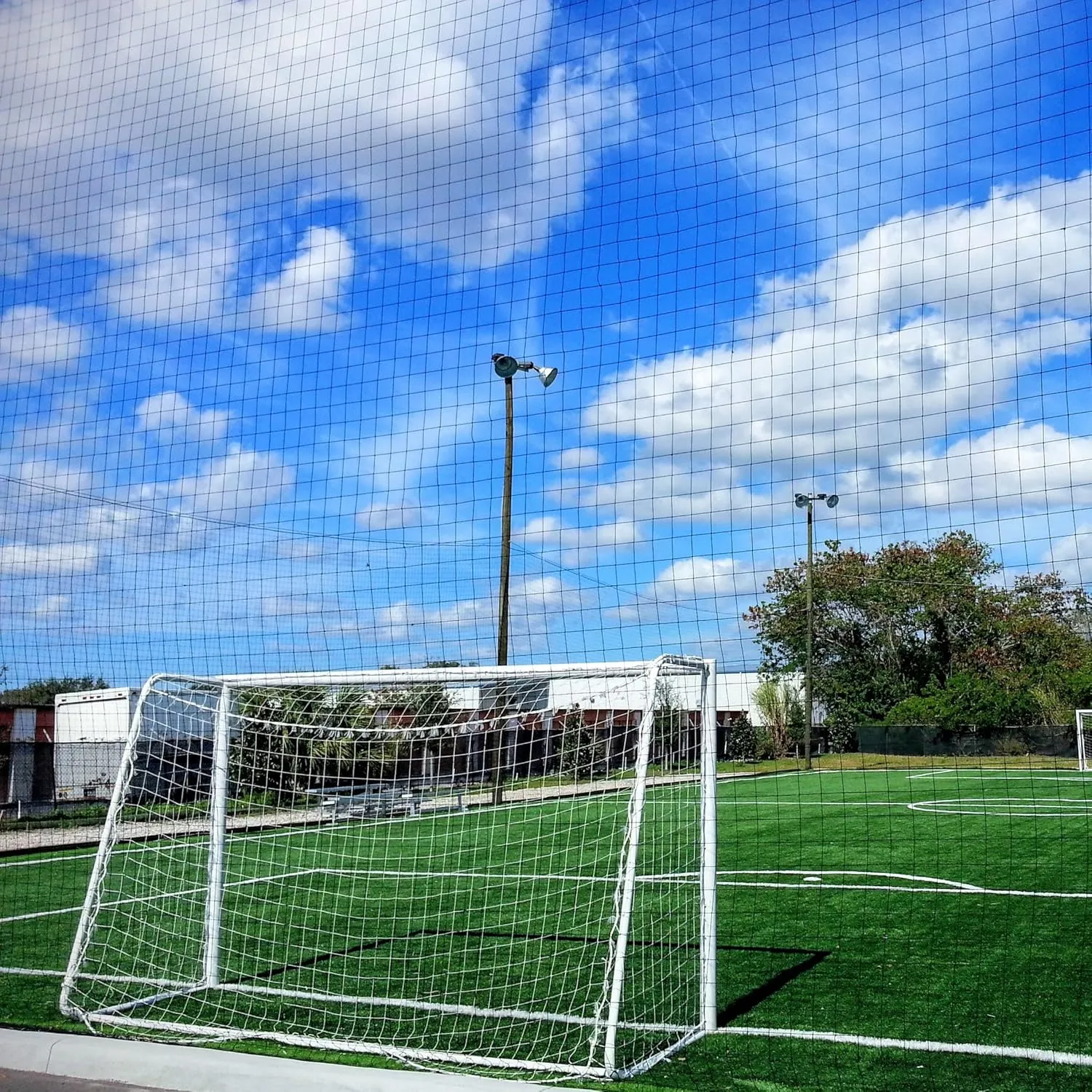 Just For Nets Soccer Backstop/Barrier Net, Black