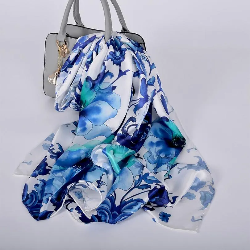 Luxury Pure Silk Shawl Scarf