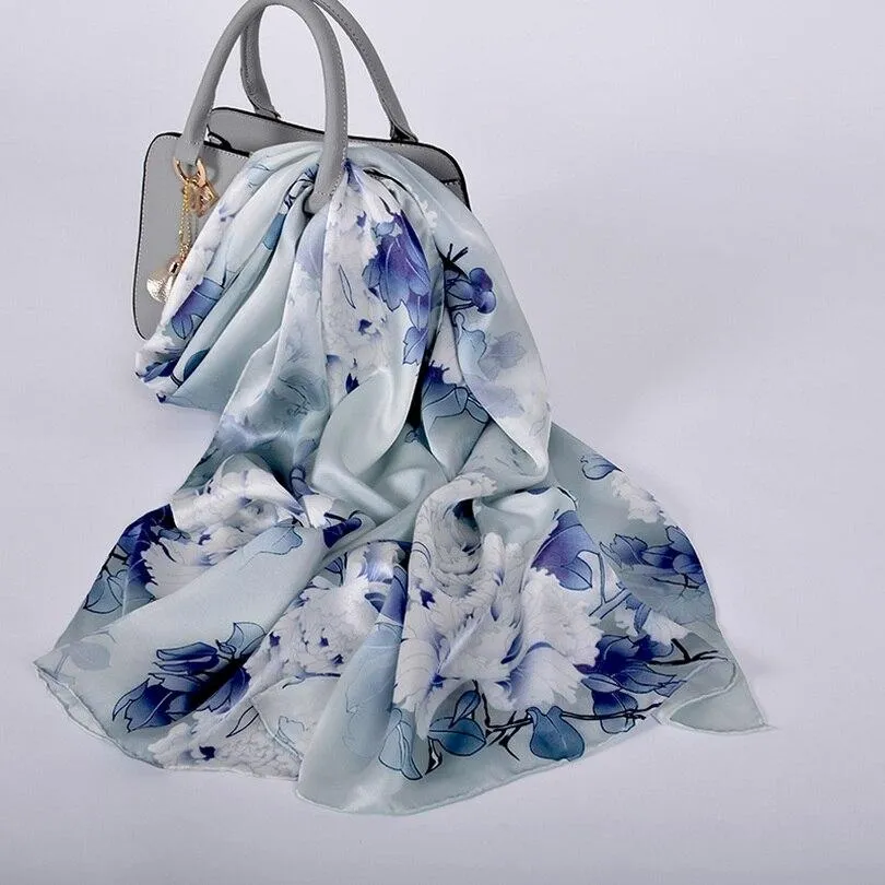 Luxury Pure Silk Shawl Scarf