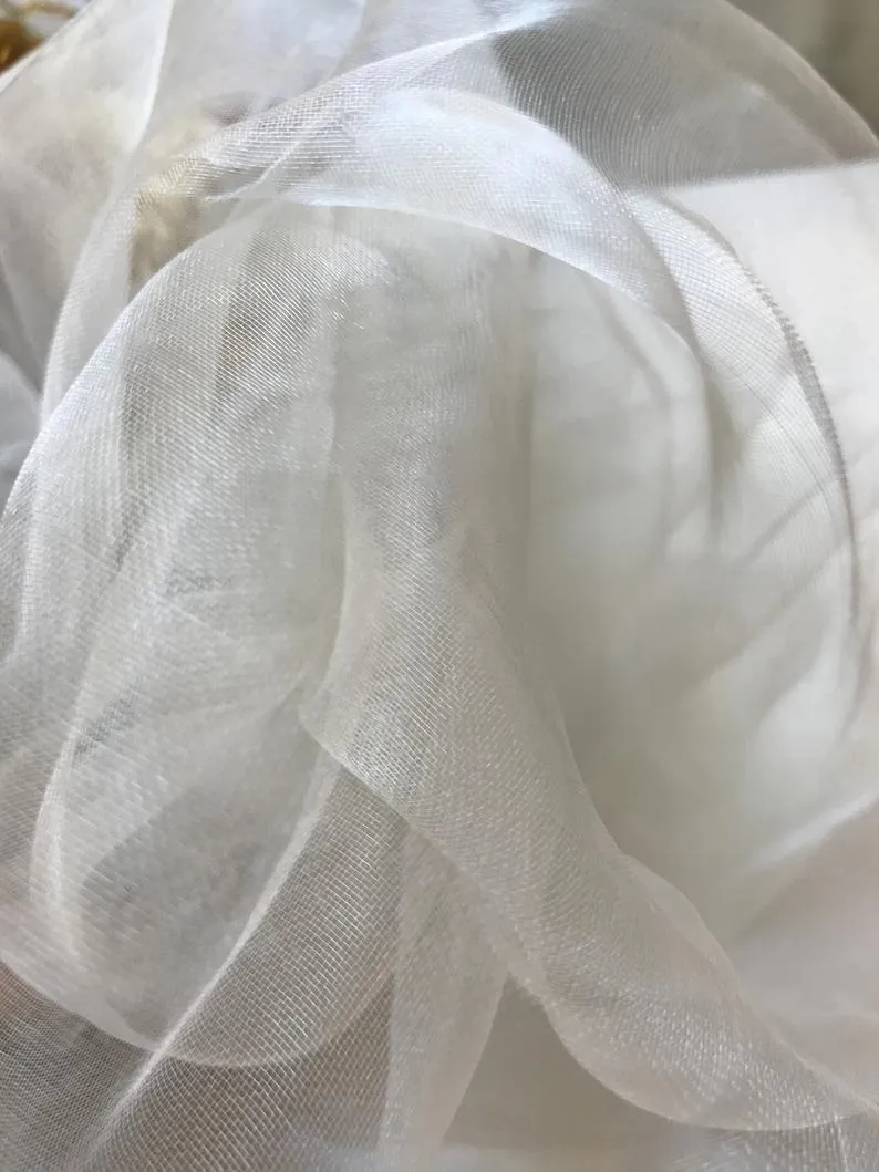 Margilan Silk Organza Gauze for Nuno Felting, Natural Silk Craft Supplies, Silk For Scarves, Margelan Silk Organza for Wet Felting