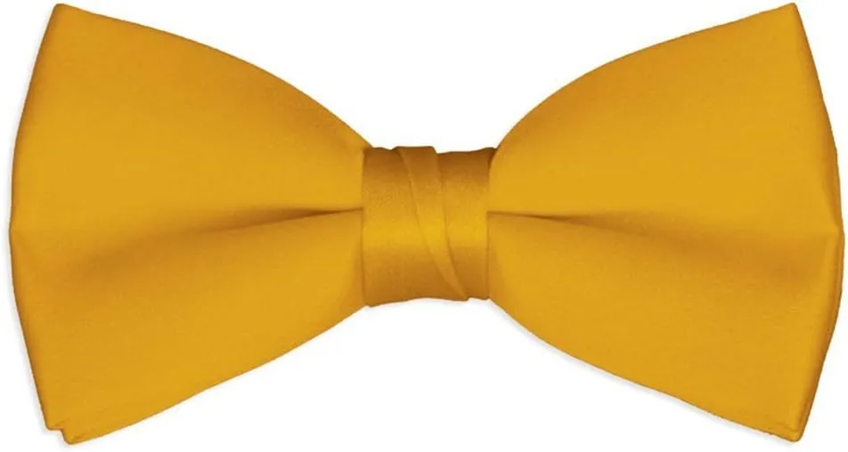 Men's Bow Tie Wholesale 12 Pack Pre-Tied Formal Tuxedo Bowties Wedding Solid Ties