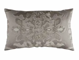 Morocco Taupe Lumbar Pillow by Lili Alessandra