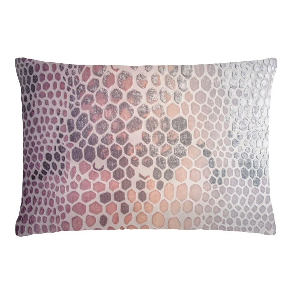 Opal Snakeskin Velvet Pillow by Kevin O'Brien Studio