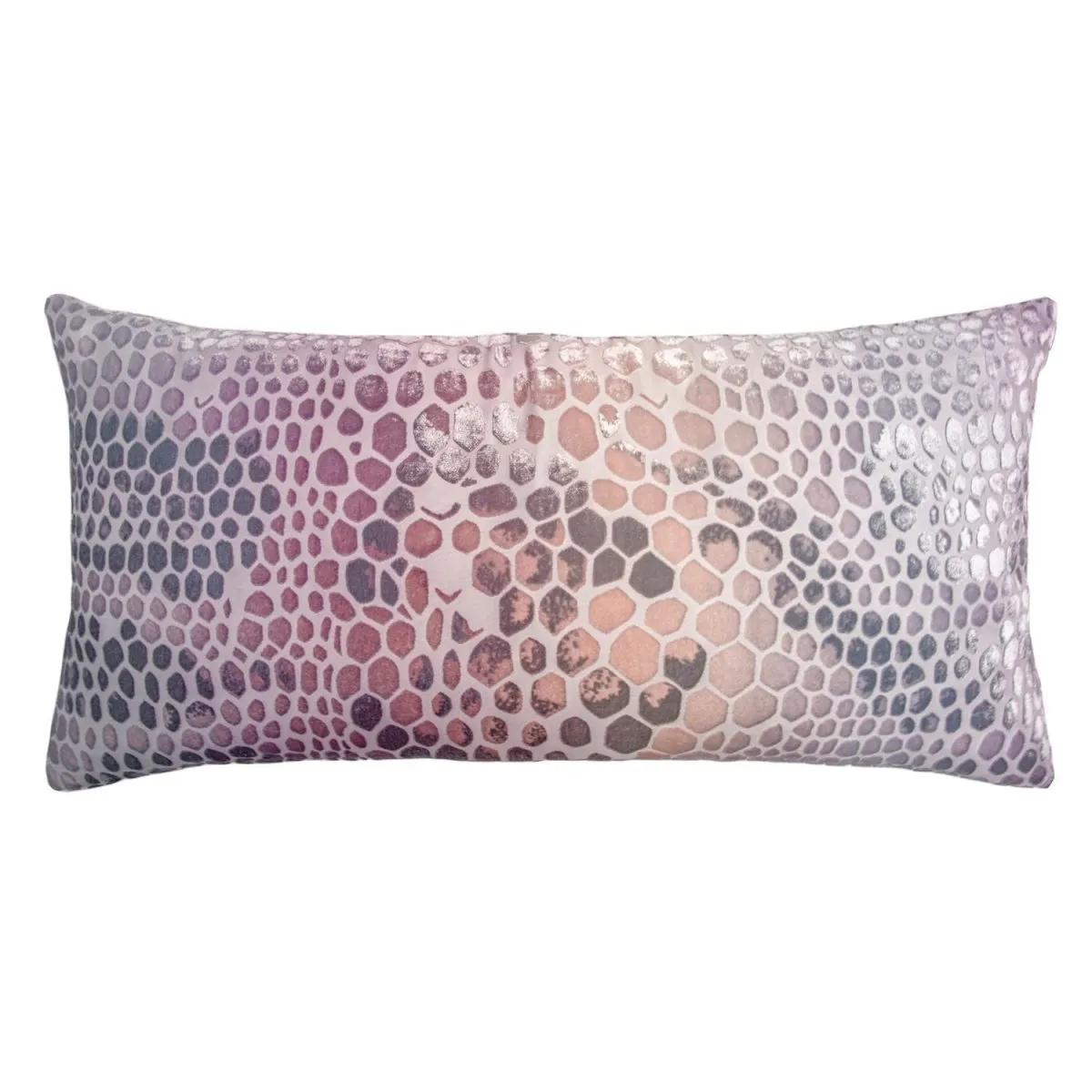 Opal Snakeskin Velvet Pillow by Kevin O'Brien Studio