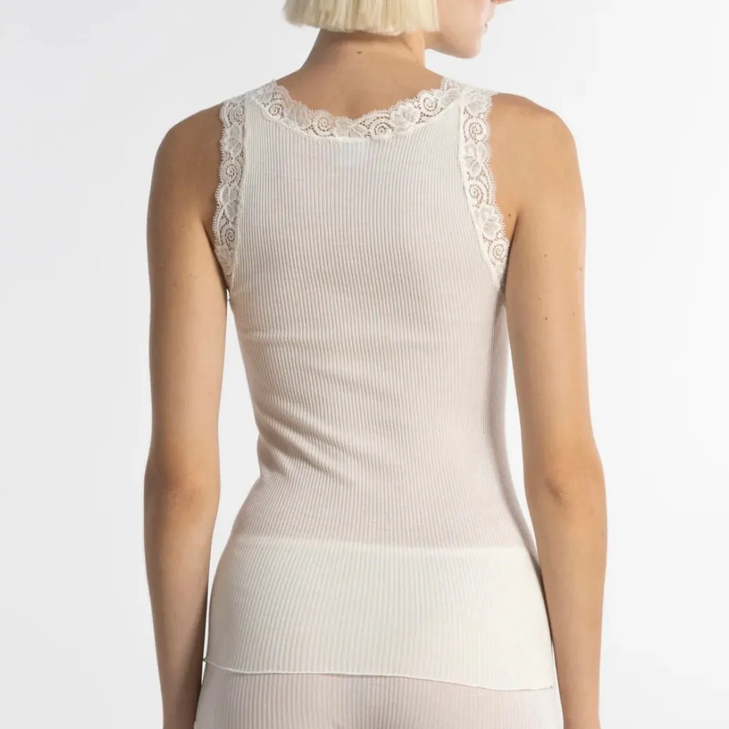 Oscalito - Silk Ribbed Tank Top - More Colors