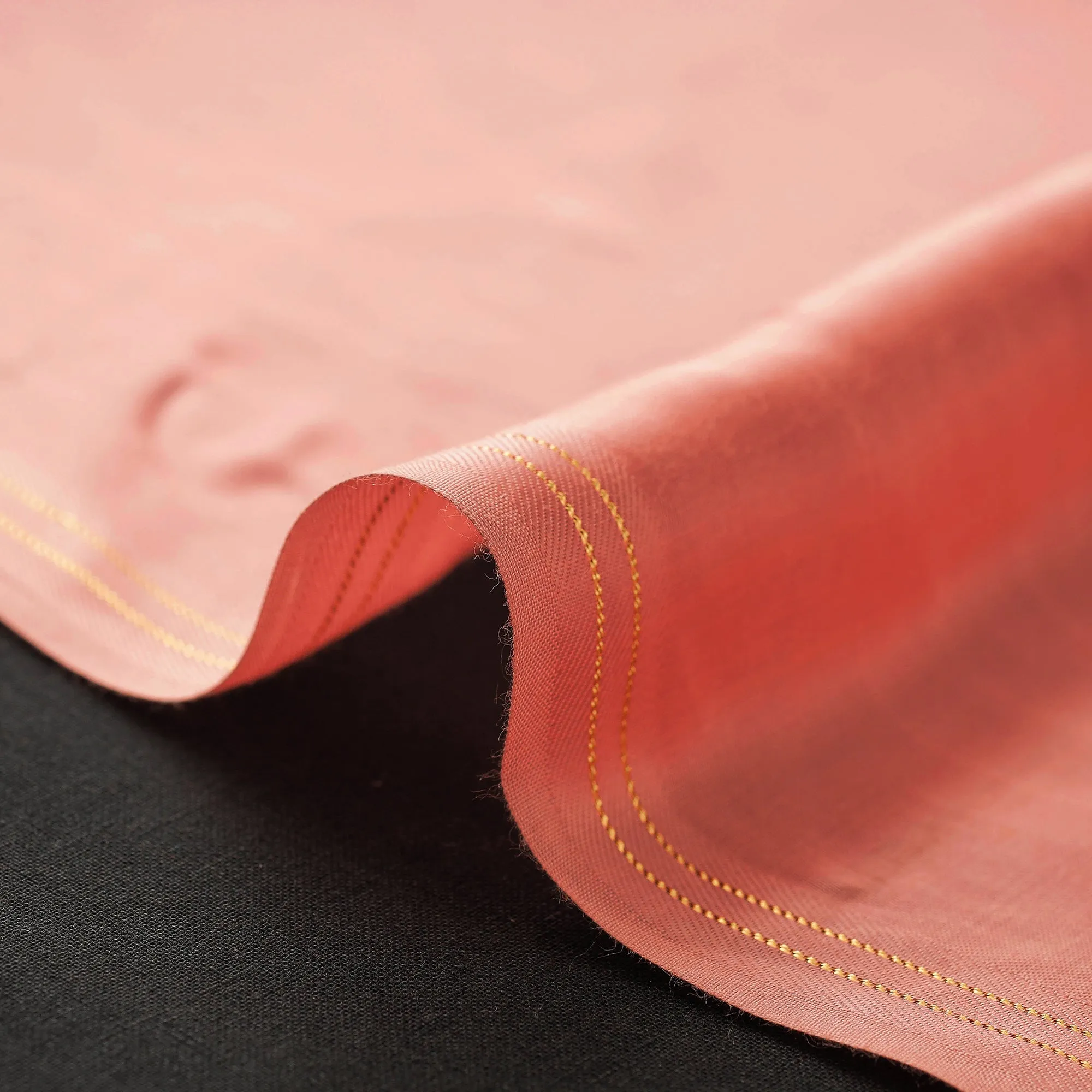 Peach Pure Modal Silk Plain Fabric