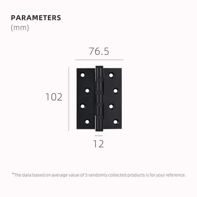 SALEM /  Solid Brass Knurled Hinges