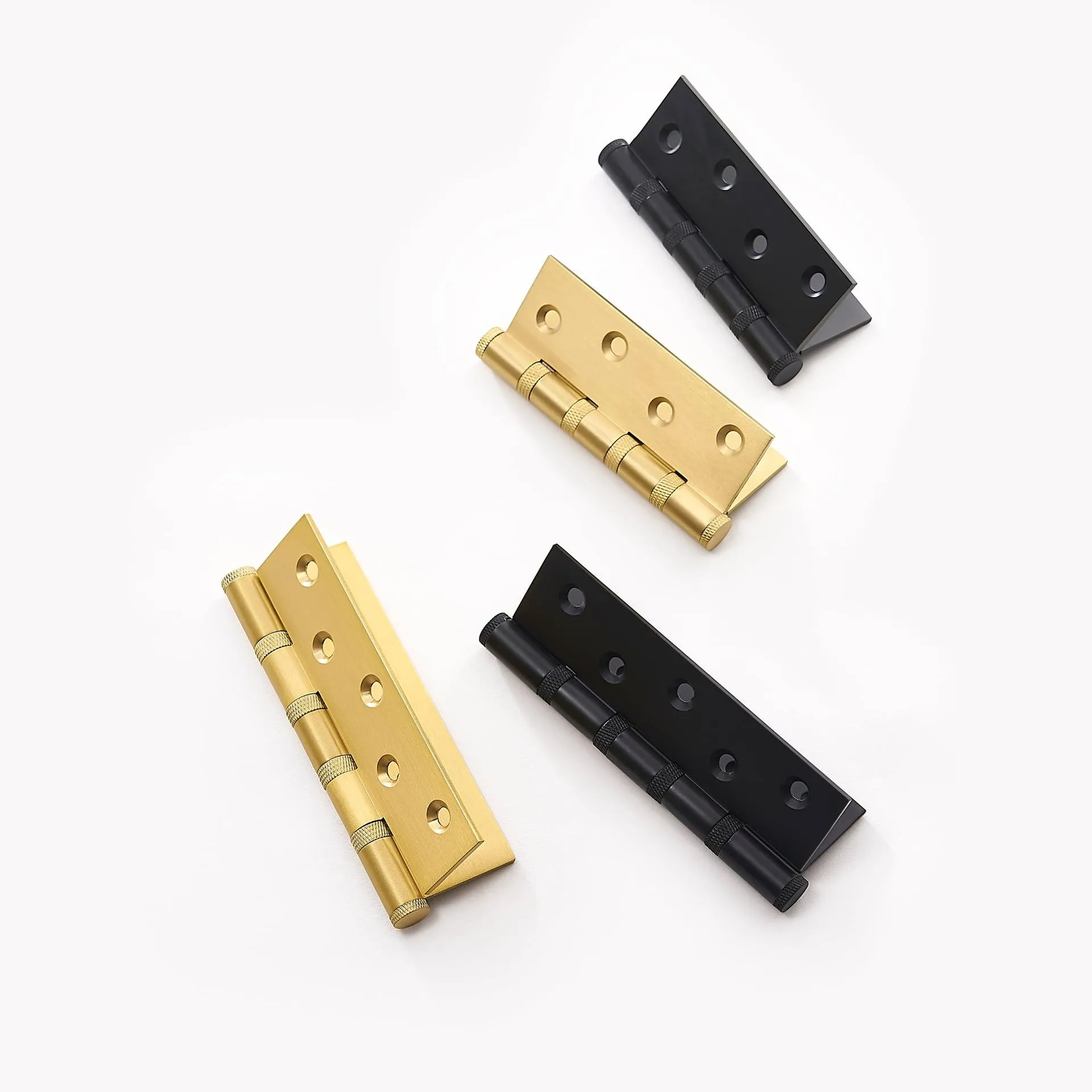 SALEM /  Solid Brass Knurled Hinges