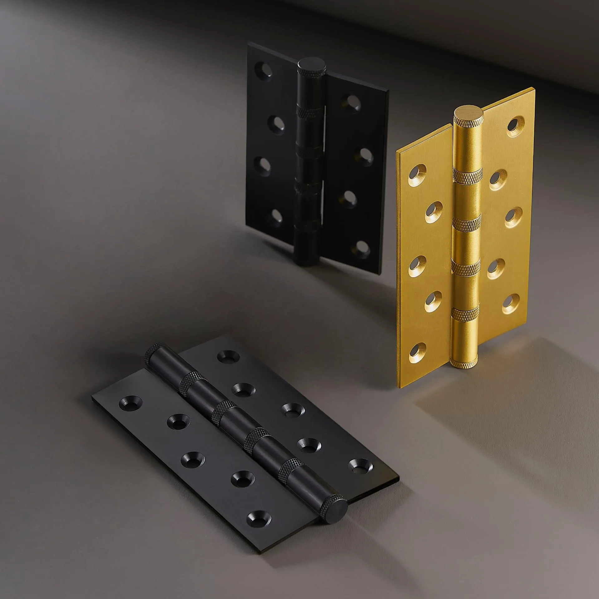 SALEM /  Solid Brass Knurled Hinges