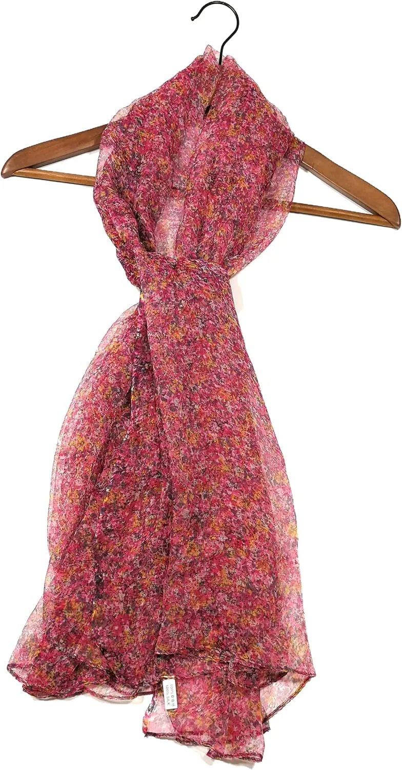 Shanlin Mulberry Silk Long Scarves in Gift Box (65"x39.5")