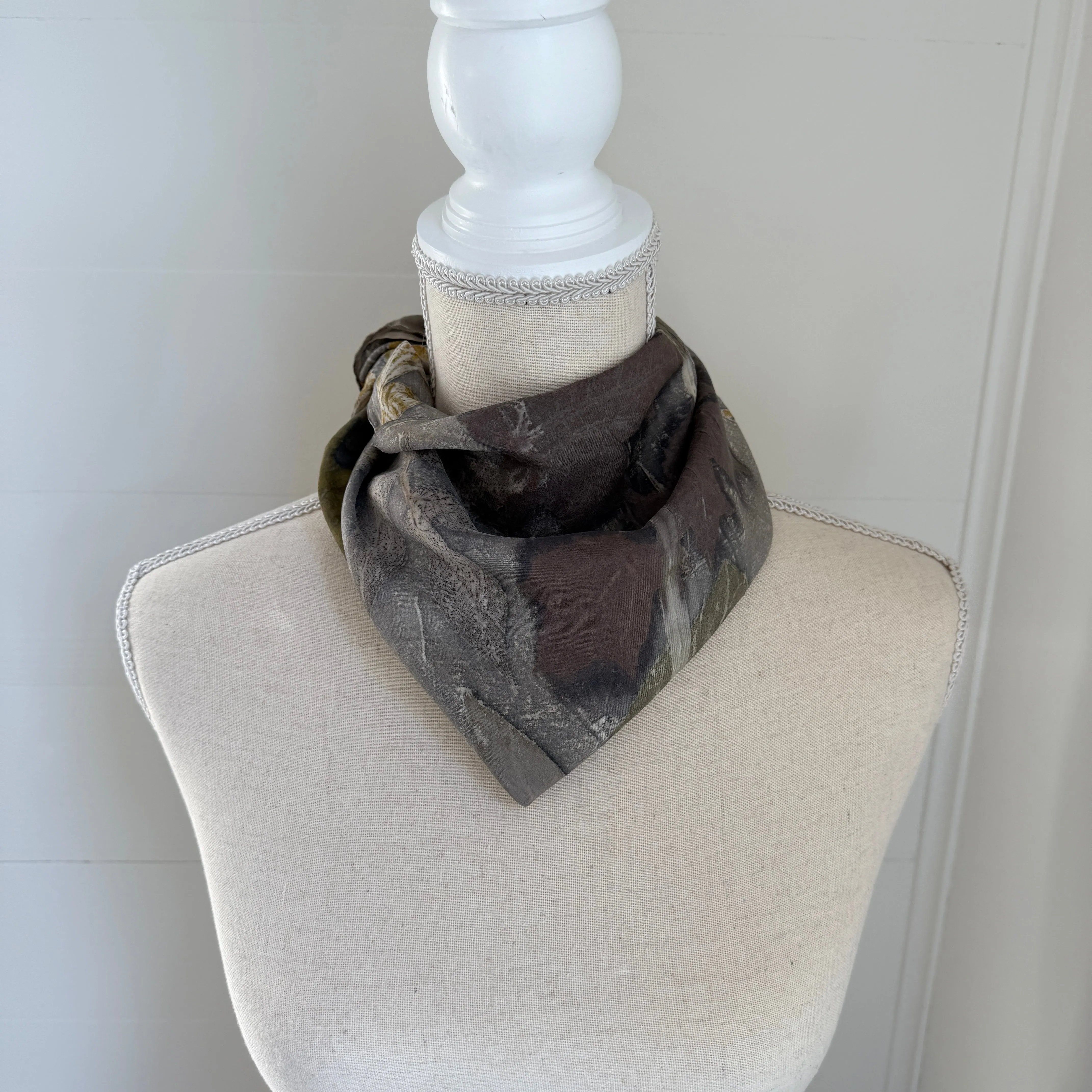 Silk Scarf | "Amy" Light Logwood