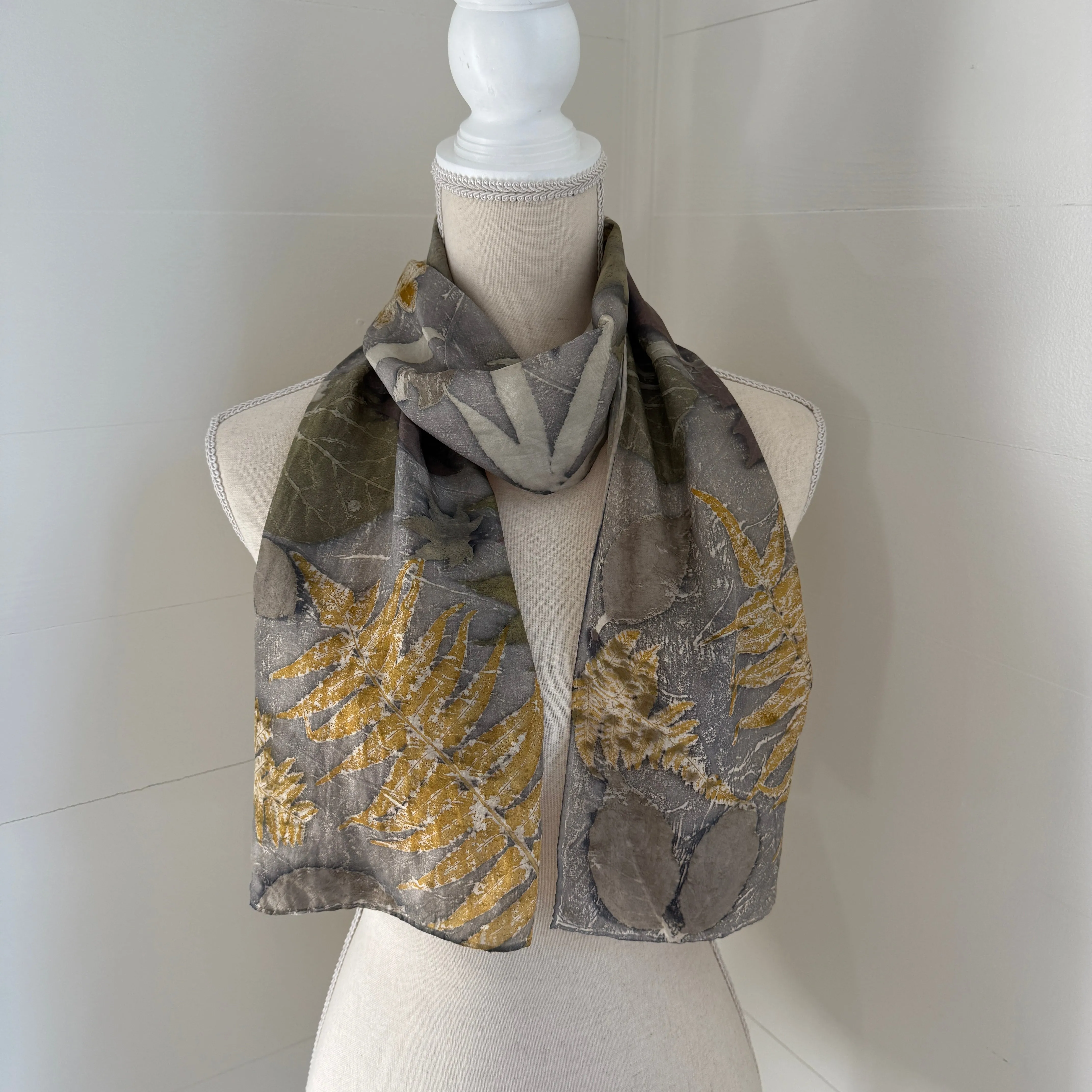Silk Scarf | "Amy" Light Logwood