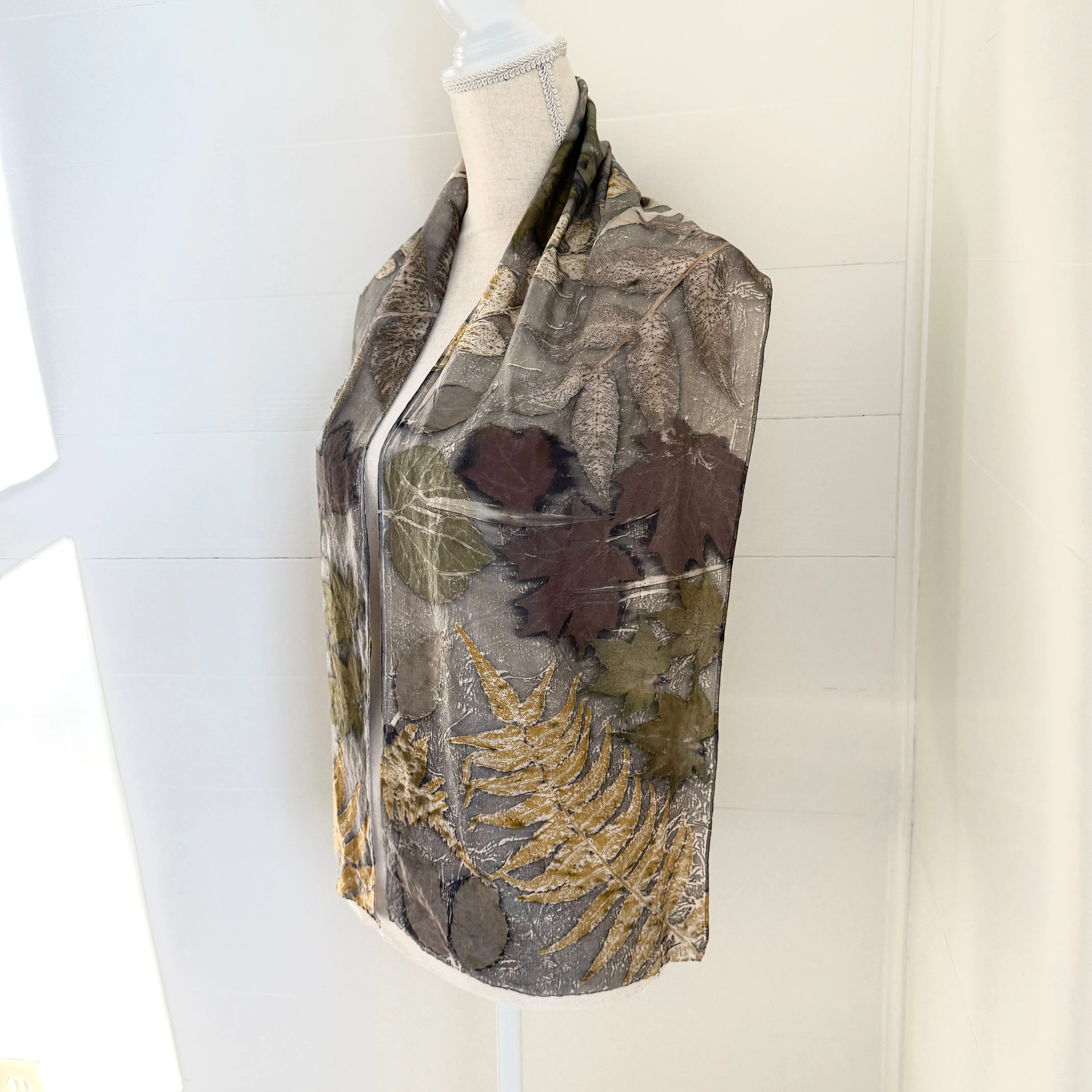 Silk Scarf | "Amy" Light Logwood