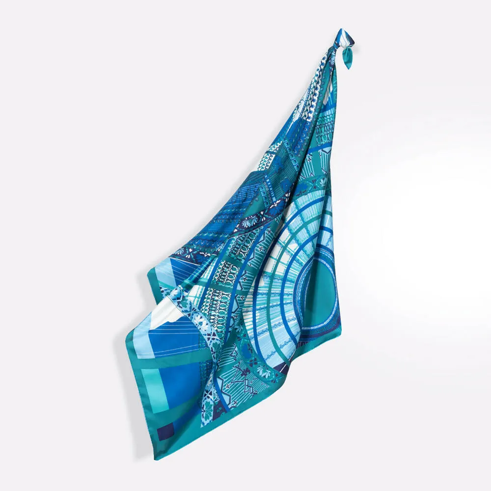SILK SQUARE SCARF 105 - PARIS