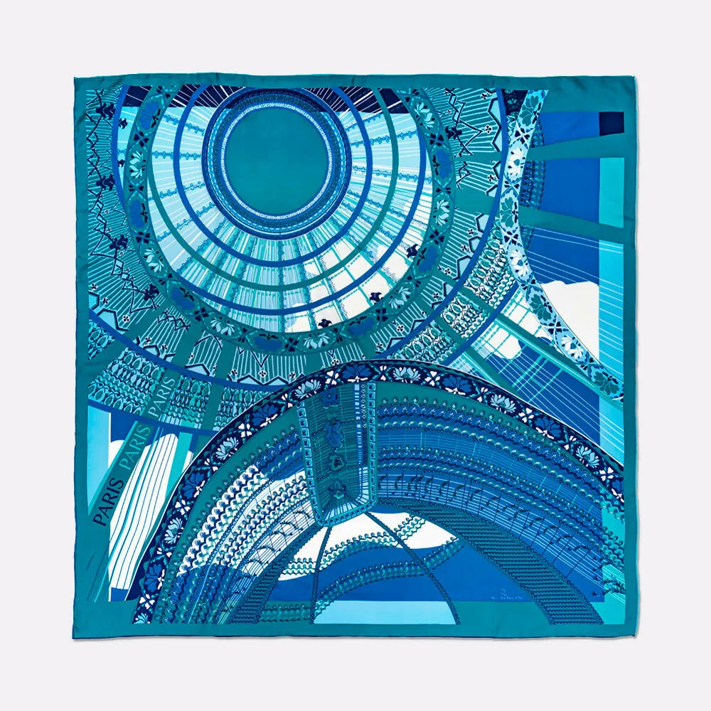 SILK SQUARE SCARF 105 - PARIS