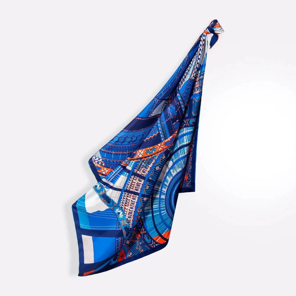 SILK SQUARE SCARF 105 - PARIS