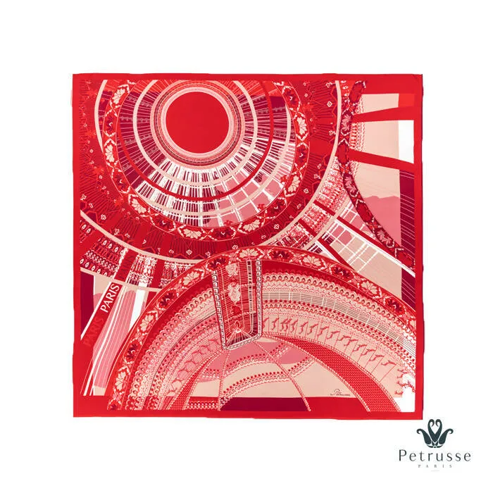 SILK SQUARE SCARF 105 - PARIS
