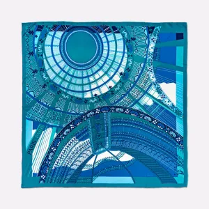 SILK SQUARE SCARF 105 - PARIS