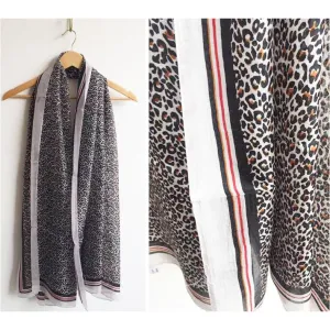 Small Leopard Silk Scarf