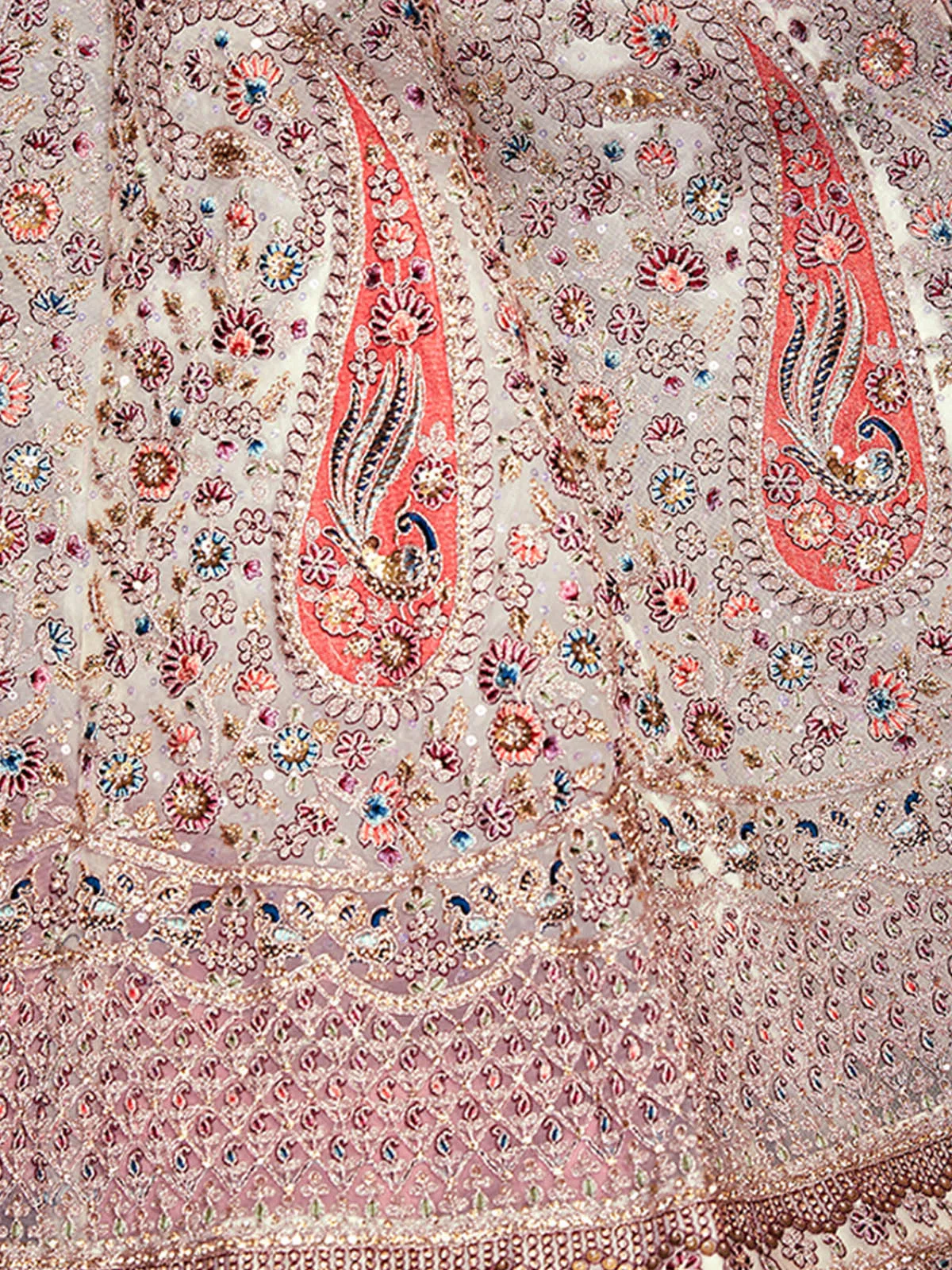 Stylish White Soft Silk Embroidered Semi Stitched Lehenga Choli