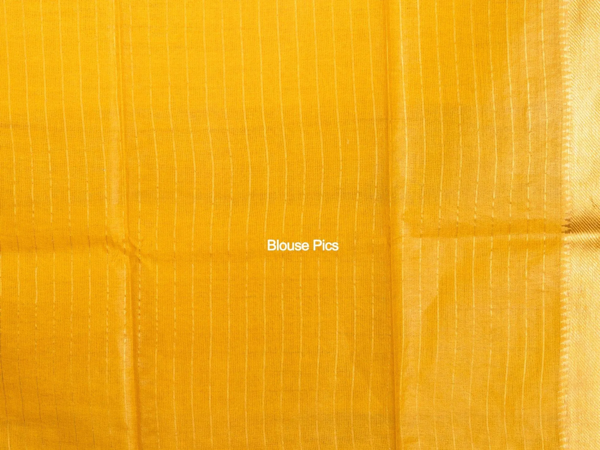 Yellow Woven Jari Checks Bhagal Puri Silk Saree